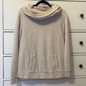 J. Crew Cowl Neck Oatmeal Sweater